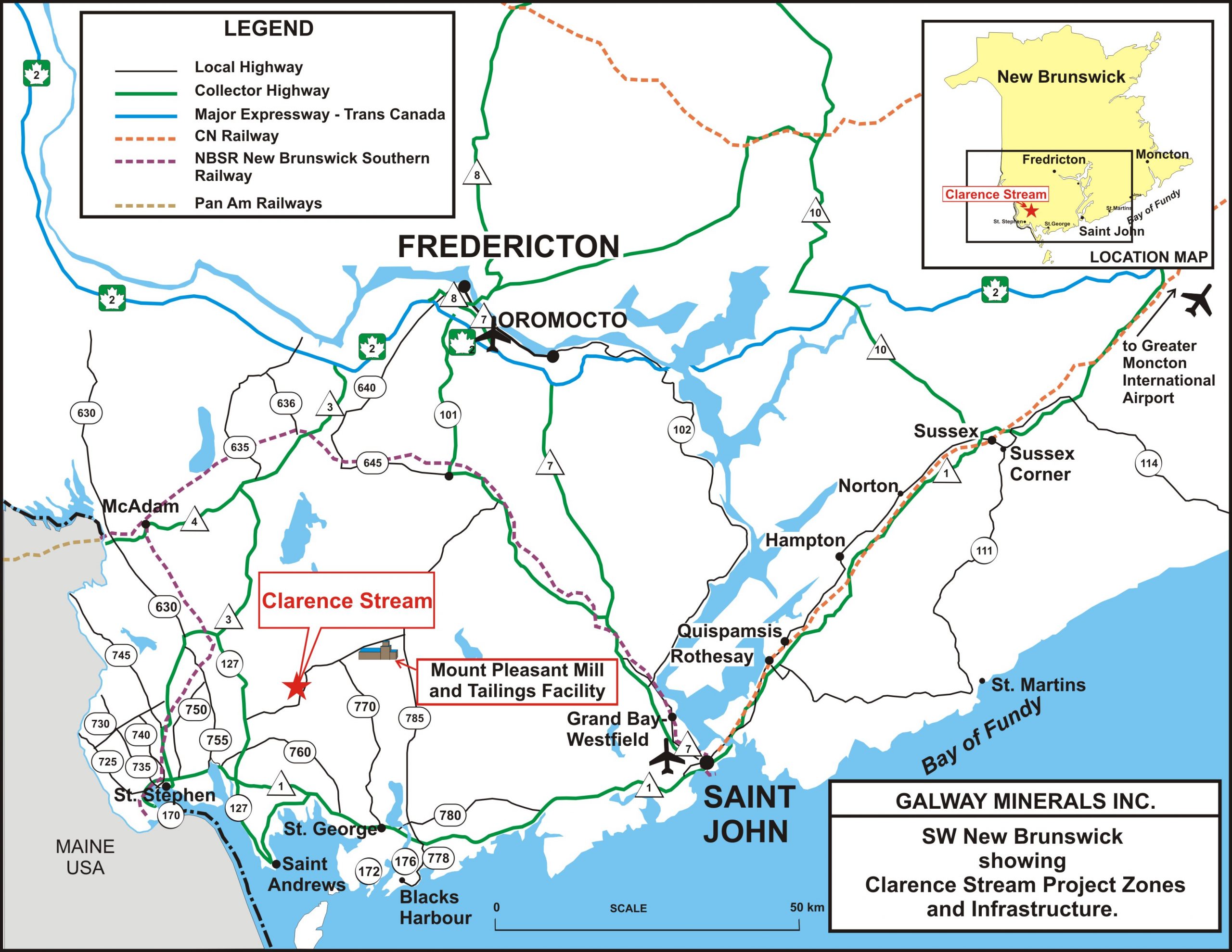 TSXV-Stock-public-company-Galway-Metals-Clarence-Stream-gold-project-New Brunswick-Estrades-mine-Casa-Berardi-Quebec-Canada